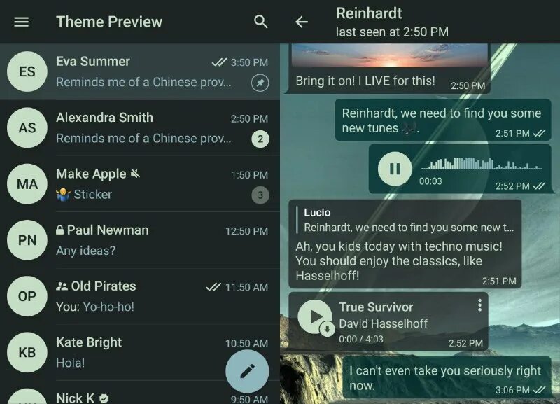 Themes telegram android. Telegram themes. Темы для телеграмма на андроид. Кастомный телеграм. Темы для телеграм.