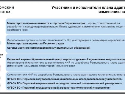 План адаптации к изменениям климата