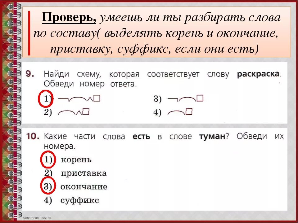 Состав слова ударный. Состав слова разбор. Части слова разбор слова по составу. Разбор слова на части. Слова для разбора слова.