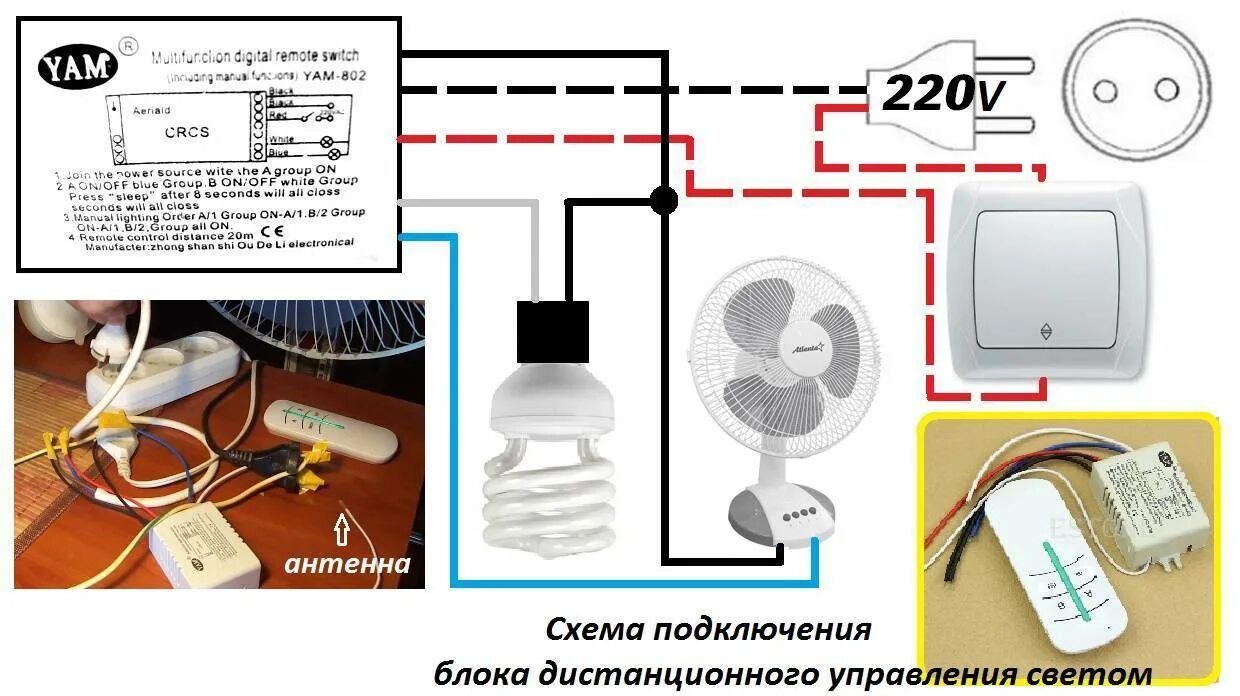 Пульт включить свет. Схема подключения дистанционного выключателя на 220. Выключатель дистанционный 1 канальный схема подключения. Uniel пульт дистанционного управления светом схема подключения 2 канала. Дистанционное управление светом Uniel схема подключения.