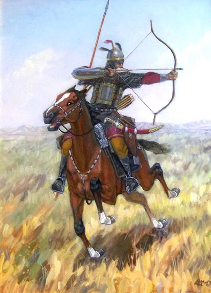 Великий батыр. Хазарский конный воин. Хазарский воин / Khazar Warrior. Половецкий конный воин лучник. Ойраты джунгары.