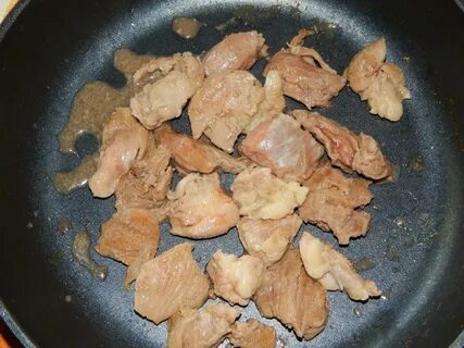 Жареное на сковороде мясо как пишется