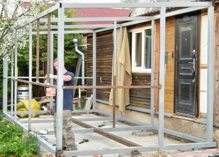 Дача на металлическом каркасе