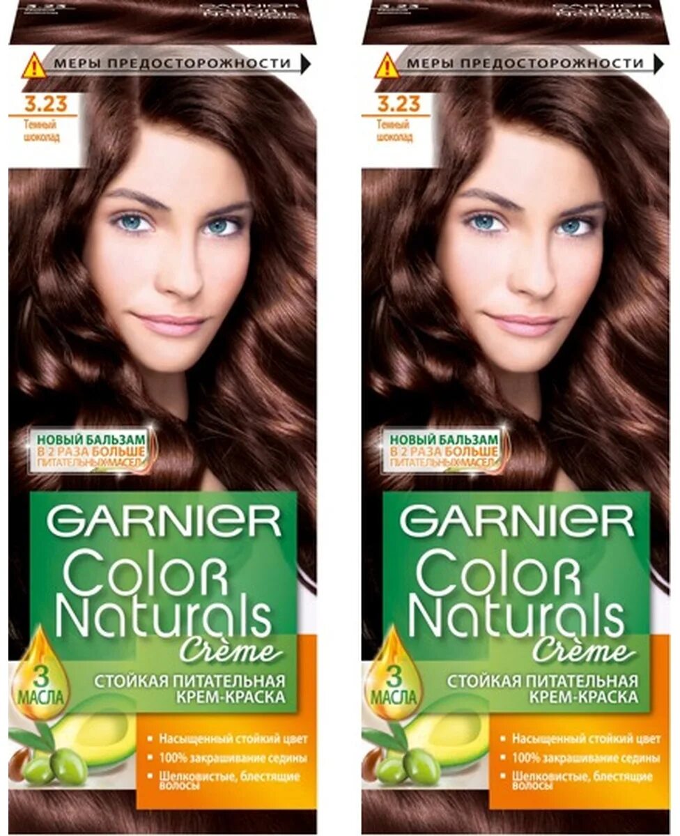Краска для волос Garnier Color naturals "Глубокое питание, насыщенный цвет" - "6