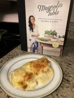 Joanna Gaines sour cream chicken enchiladas! 