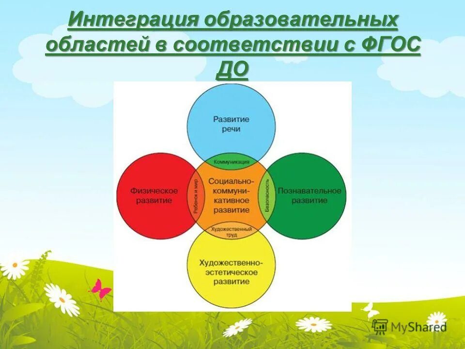 Количество образовательных областей