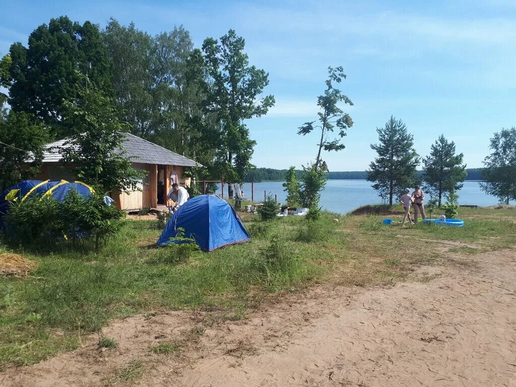 Отдых на берегу в шатре "Комфорт" в Десногорске