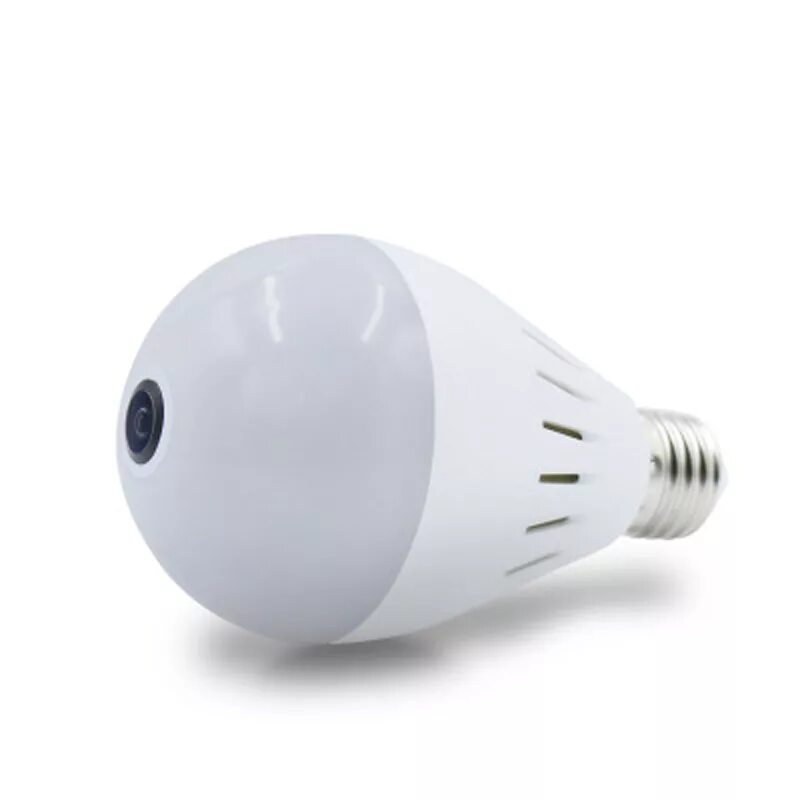 Лампочка вай фай. Ip-камера видеонаблюдения лампа wifi panoramic camera lamp. беспроводная ip-камера лампочка v13, 360°, «рыбий глаз», цоколь e27. камера в лампе wifi. v380 камера лампочка.