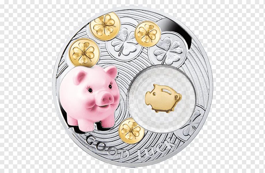 Good luck монета 2014. Ниуэ монета good luck. Хрюшка с монетами. Монета со свиньей. Свинья монеты