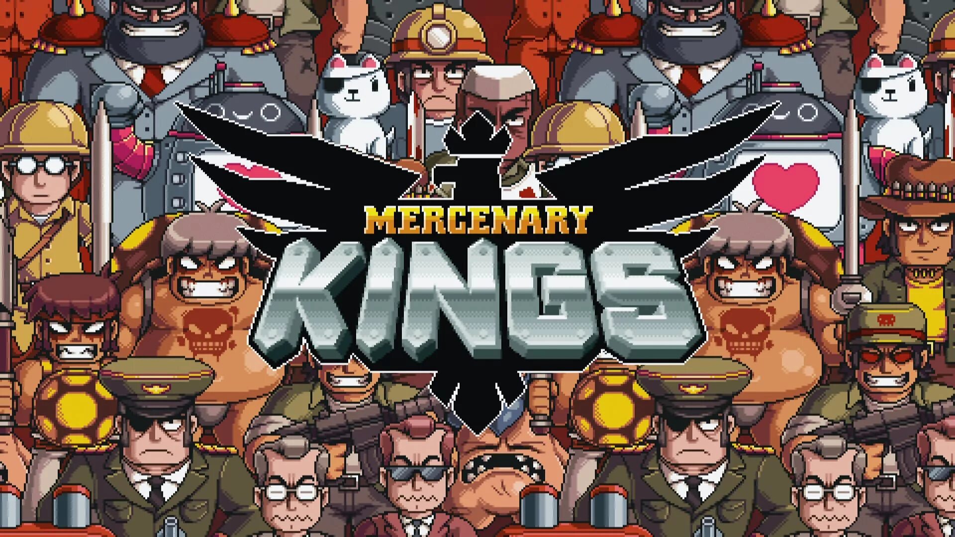 Mercenary kings. Mercenary kings. Mercenary kings (2014. аркадный арт игры пиксельный. мерсенари кингс.