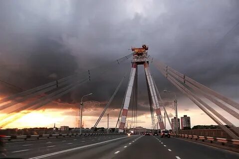 Октябрьский мост сегодня