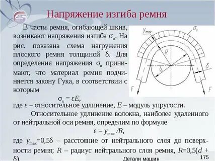 Напряжение изгиба