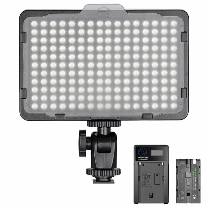 Camera led. Накамерный свет neewer pt-260. видеосвет z2000. светодиодный светильник neewer. tecpro led video light 5600r.