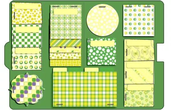 Free Accordion File Folder SVG Cut file #Silhouette #CutFile Silhouette cutting 