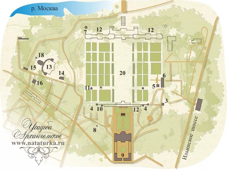 Схема поместья. Усадьба Архангельское схема усадьбы. Архангельское музей усадьба план. Схема парка Архангельское музей усадьба. Архангельское музей усадьба карта.