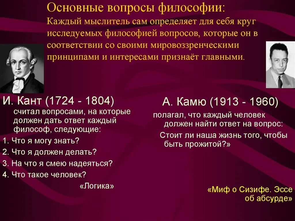 Вопросы философии. Главные вопросы философии. Общие философские вопросы. Главный вопрос философии.