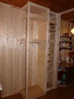 Шкафы в каркасном доме