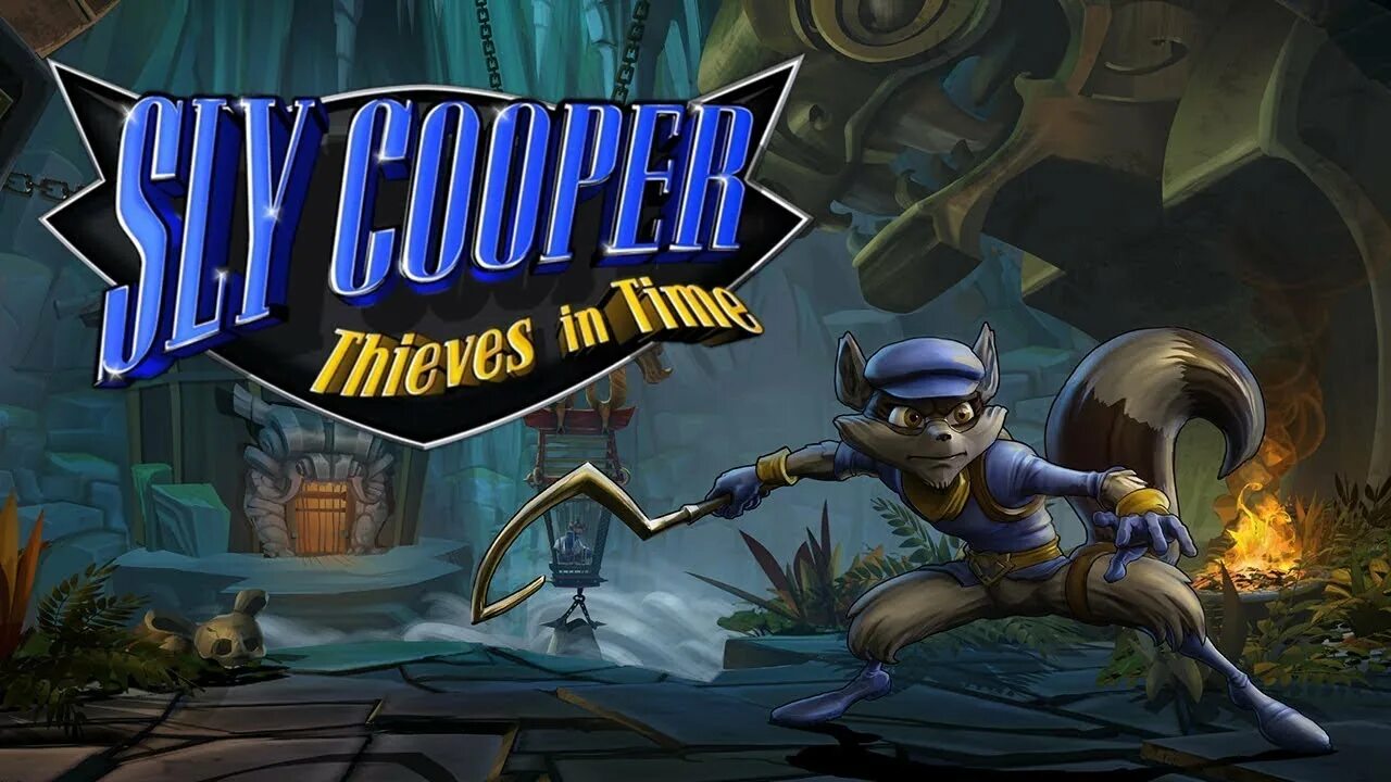 Слай купер прыжок. Sly Cooper Thieves in time. Слай Купер пс3. Sly Cooper Thieves in time обложка. Слай Купер прыжок во времени.