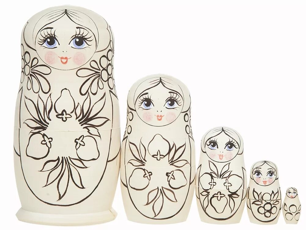 Разрисовать матрешку. Хохломская расписная матрешка. Матрешка развертка. Борецкая матрешка. Р-45/754 (рни).