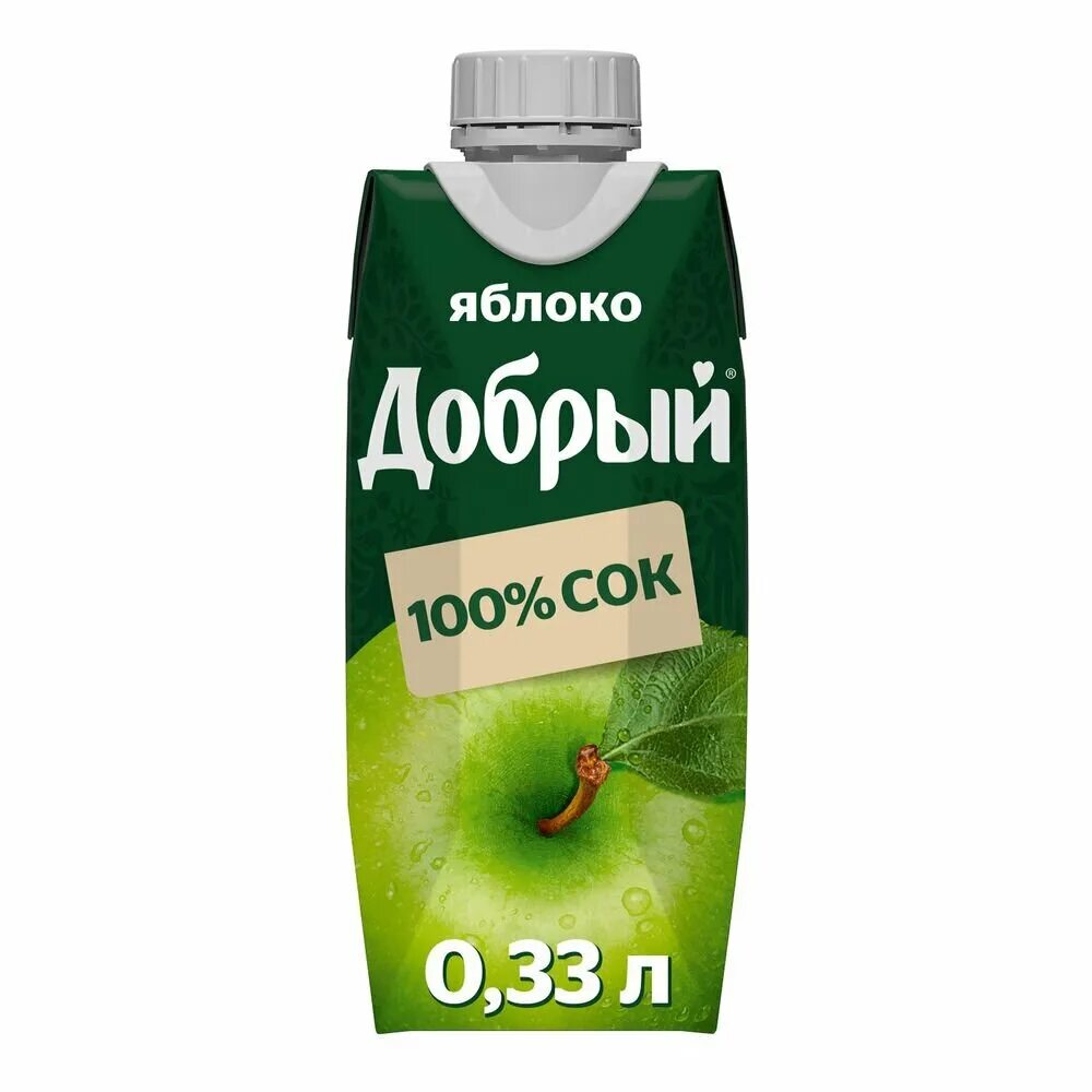 Сок добрый яблоко 330 мл. Сок добрый 0,33л. Сок добрый яблочный 0.33. Сок добрый яблоко 0,33л. Добрый 0 33