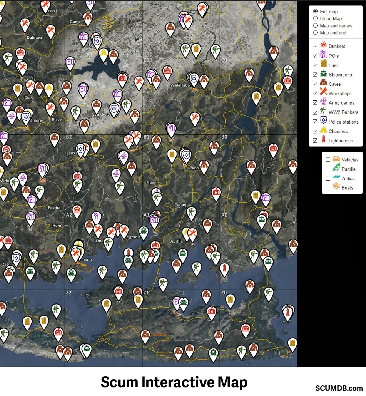 Scum map. Scum карта бункеров 2025. scum военные базы на карте 2025. новая карта scum. scum карта лута.