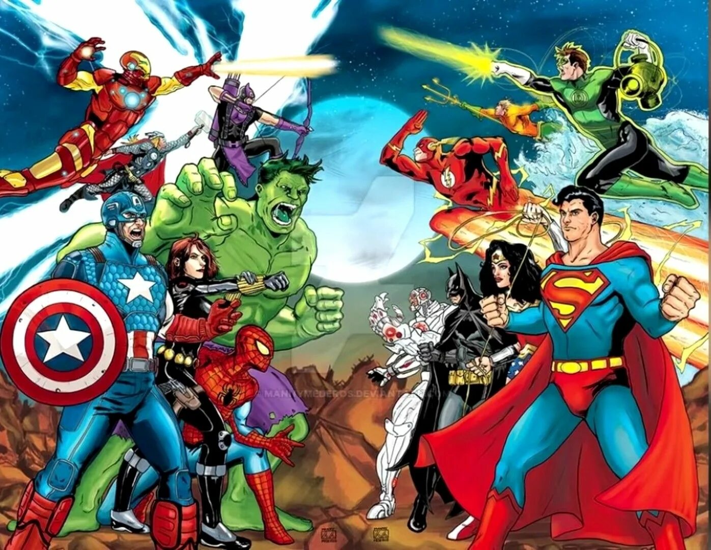 Мстители лига справедливости. Лига справедливости vs мстители. marvel vs dc. мстители против лиги. герои марвел и диси.