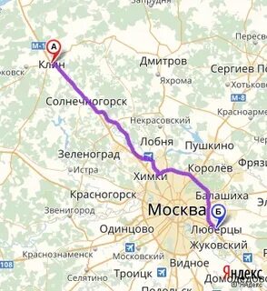 Как доехать до клина