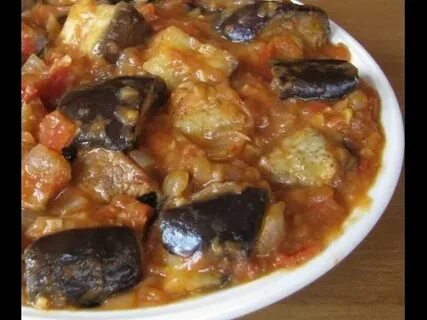 Баклажаны с мясом в мультиварке