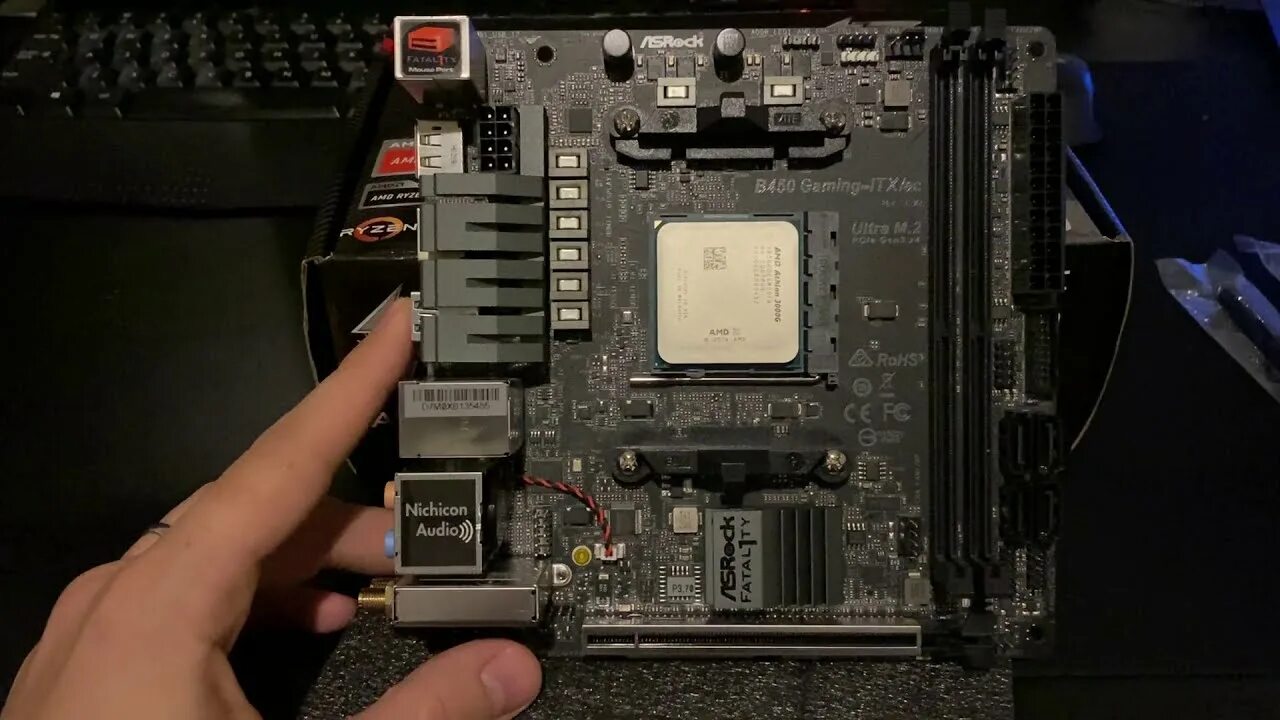 Asrock b450 gaming itx ac. Fatal1ty b450 gaming-itx/ac.