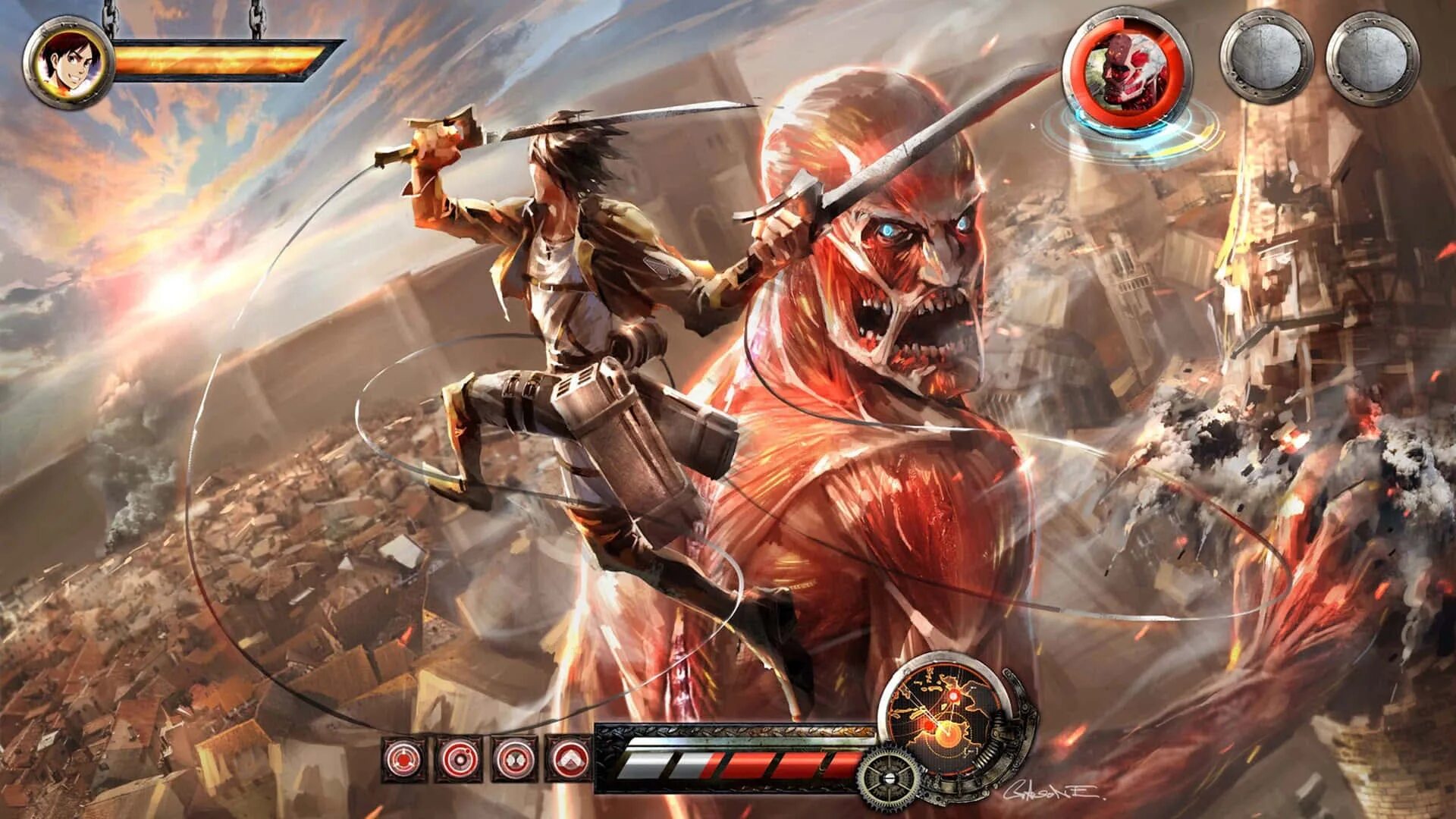 Attack of Titan игра. Игры титанов 1