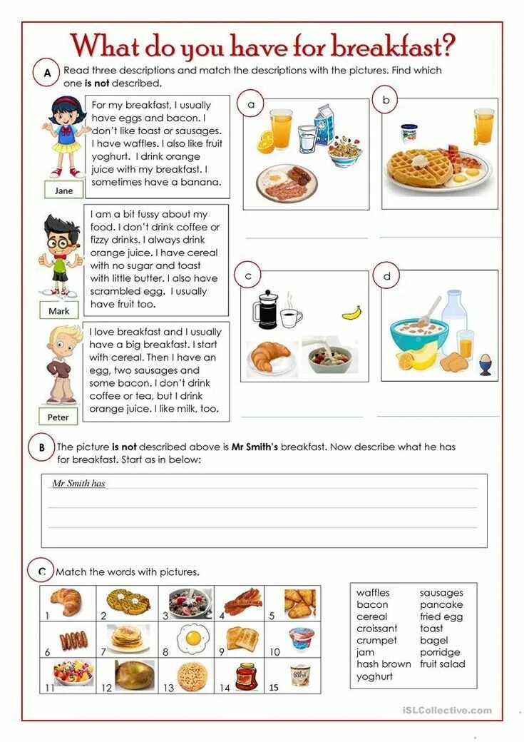 What do you have for Breakfast. Упражнения по теме Breakfast Worksheets. Английский завтрак Worksheet for Kids. What do you have for Breakfast Worksheets. Reading about food