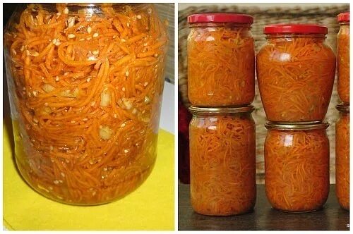Рецепт корейской моркови консервированной