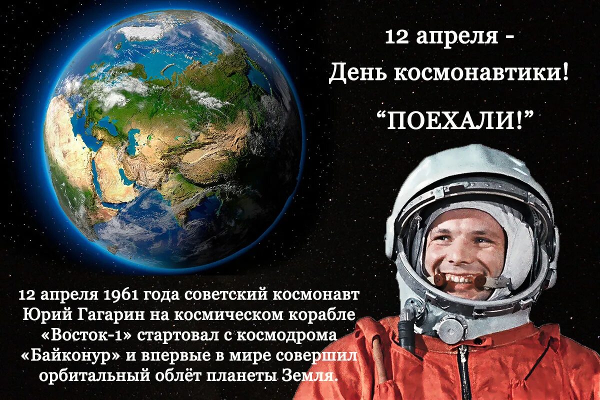 2 апреля день космонавтики