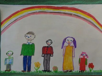 Рисунок семьи глаза
