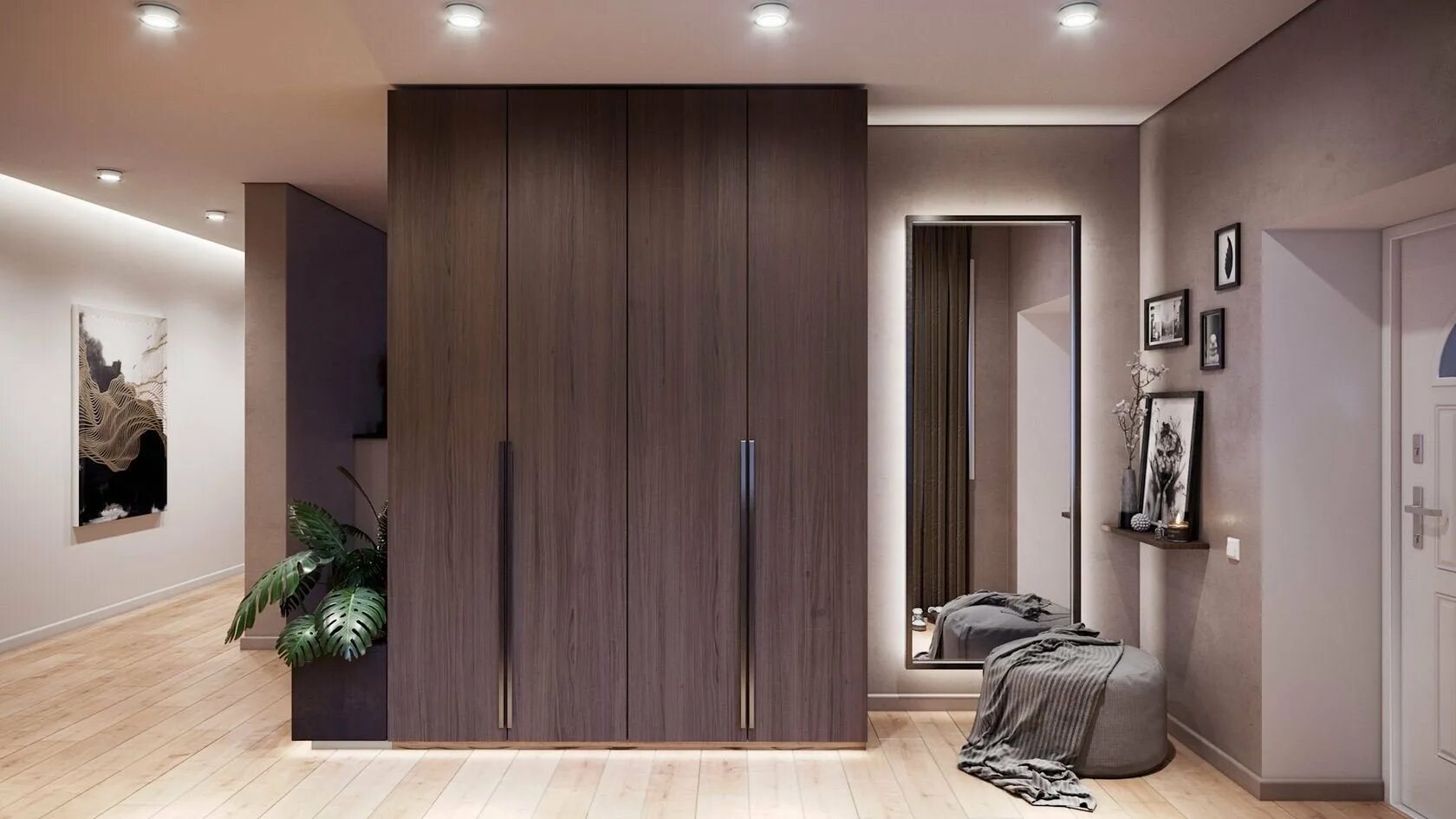 Двери купе оклеенные обоями. Гелиодор командор. Встроенные шкафы во всю стену. Шкаф купе светлый. Шкаф в маленькой спальне.