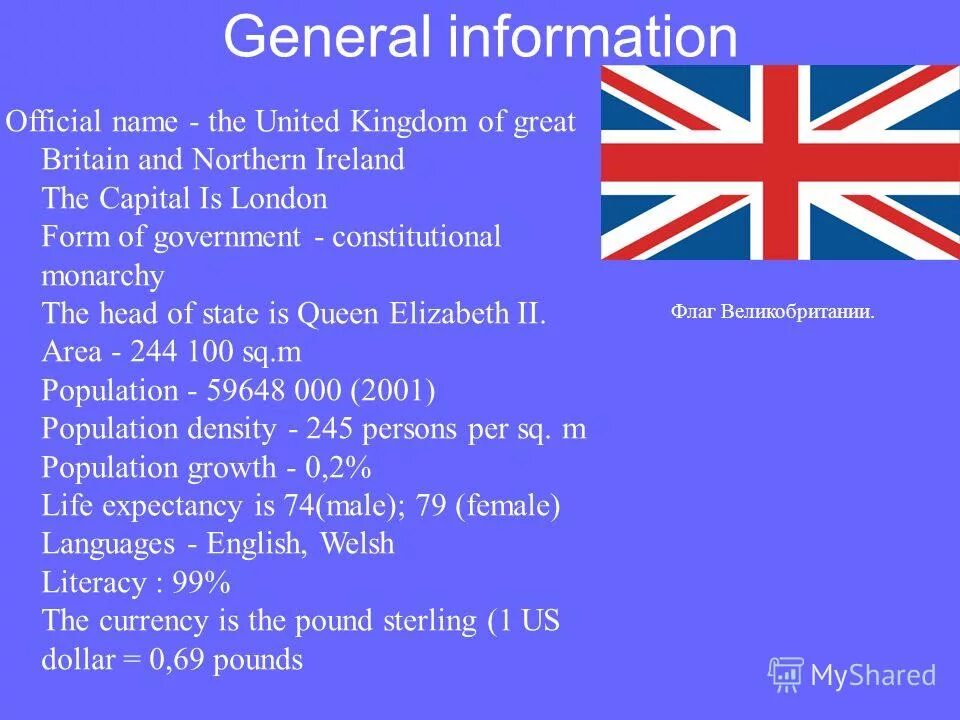 Great britain official name the united