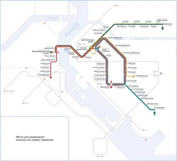 Карта общественного транспорта иркутска