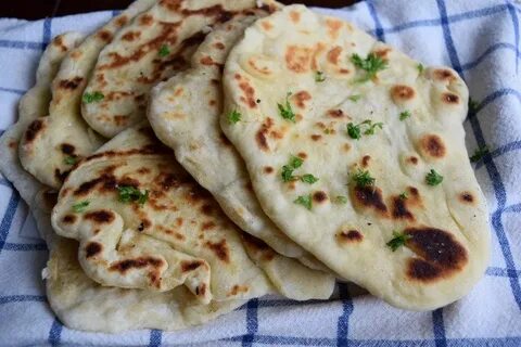 Лепешки с чесноком