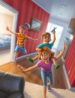 My sister three children