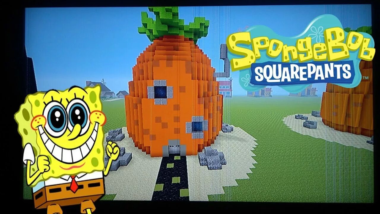 Spongebob minecraft. Губка Боб квадратные штаны майнкрафт. Spongebob House Minecraft. Spongebob Minecraft build. Майнкрафт остров Spongebob.