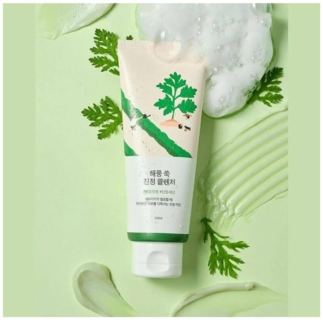 Round lab foam. Fraijour пенка для умывания растительные экстракты original herb wormwood cleansing foam. Original herb wormwood cleansing foam, 150 мл. Пенка с полынью. Пенка с полынью.