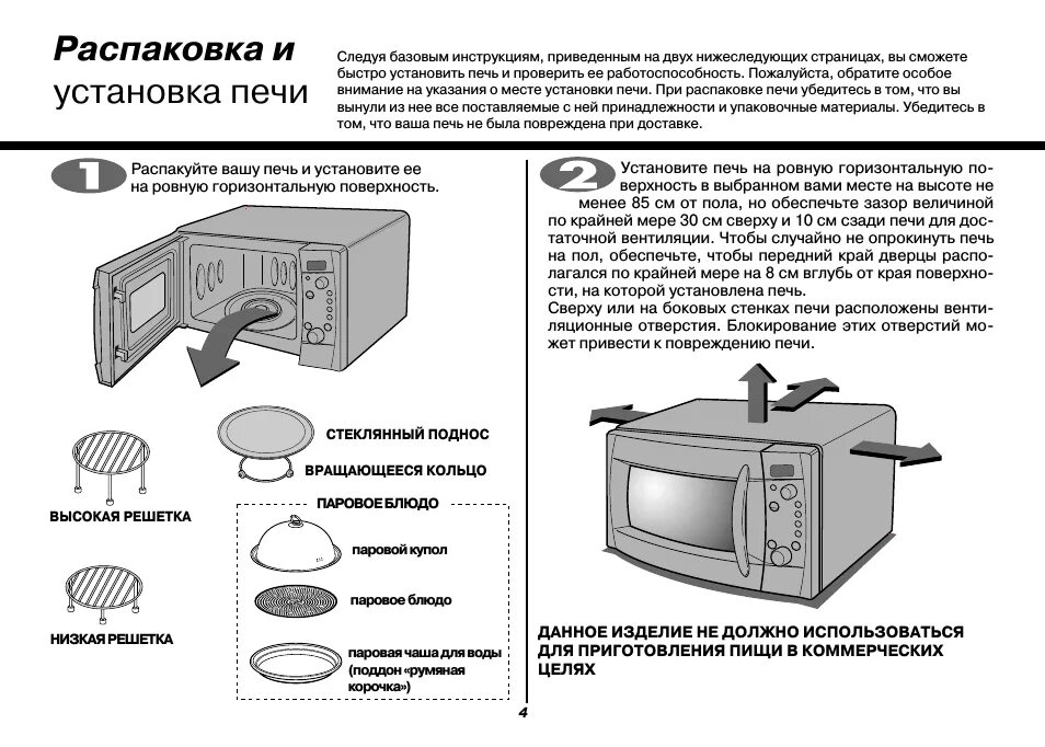 Сколько работает микроволновка