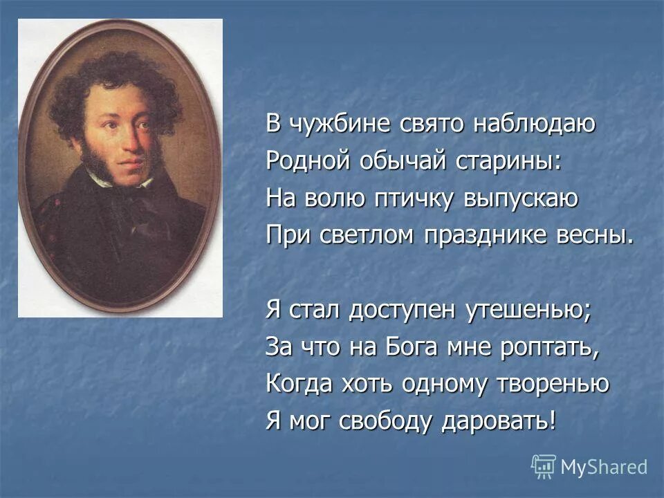 Наблюдать стих. Пушкин в чужбине Свято наблюдаю. Стихотворение в чужбине Свято наблюдаю. Пушкин птичка стихотворение. Пушкин а.с. "птицы".