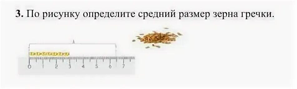 Размер гречки в мм