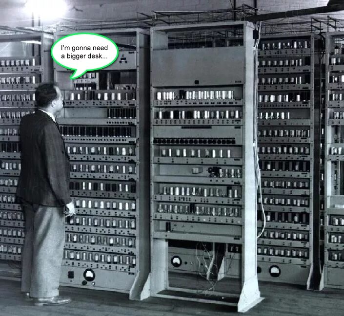The first computer was called