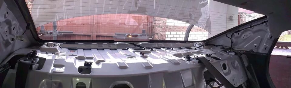 Виброизоляция задней полки - KIA Rio (3G), 1,4 л, 2013 года тюнинг DRIVE2