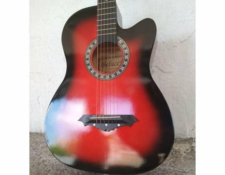 Гитара глянцевая. Белуччи гитара 3810 красный. Комбик Phil Pro ga-10. Акустическая гитара Bellucci красно черная. Акустическая гитара с узким грифом.