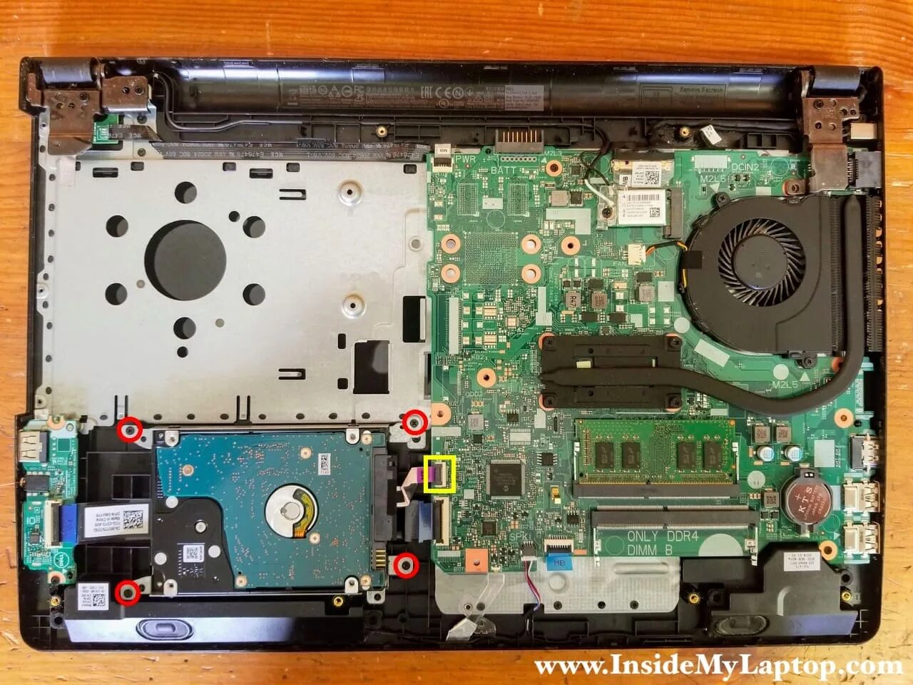 Как разобрать ноутбук dell inspiron Как разобрать и почистить ноутбук Dell Inspiron 1525 * Блогофолио Романа Паулова