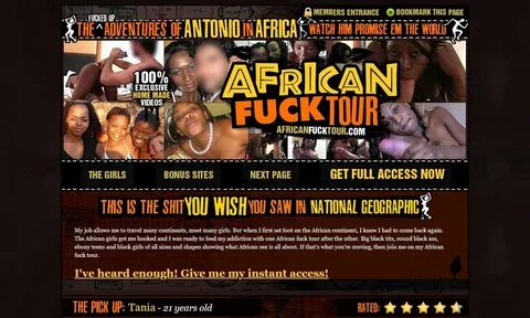African fuck tour full