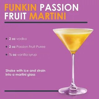 Passion fruit martini
